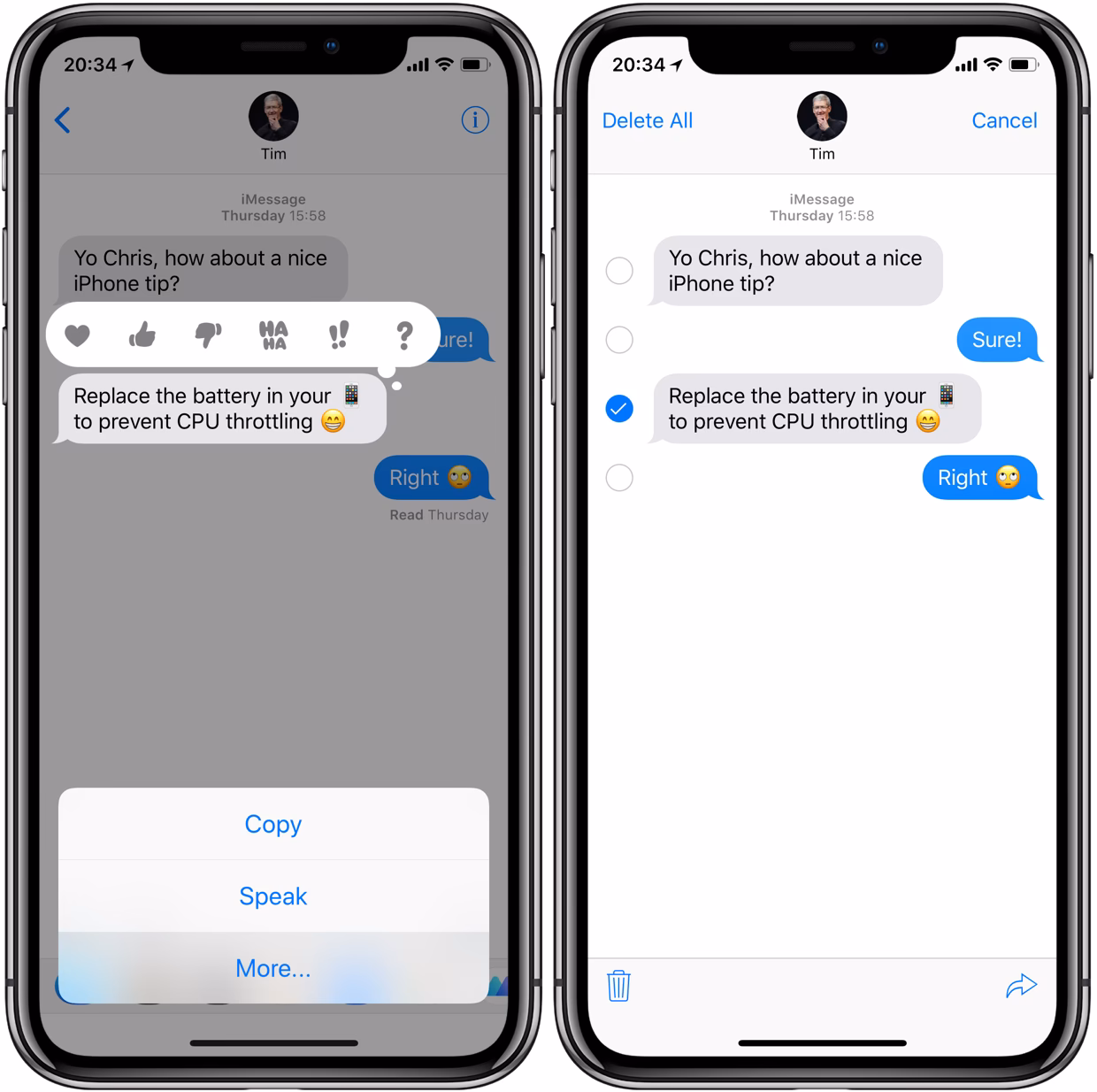 How to save text thread conversations from iPhone?