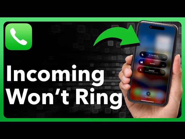 Why does my iPhone not ring on incoming calls?