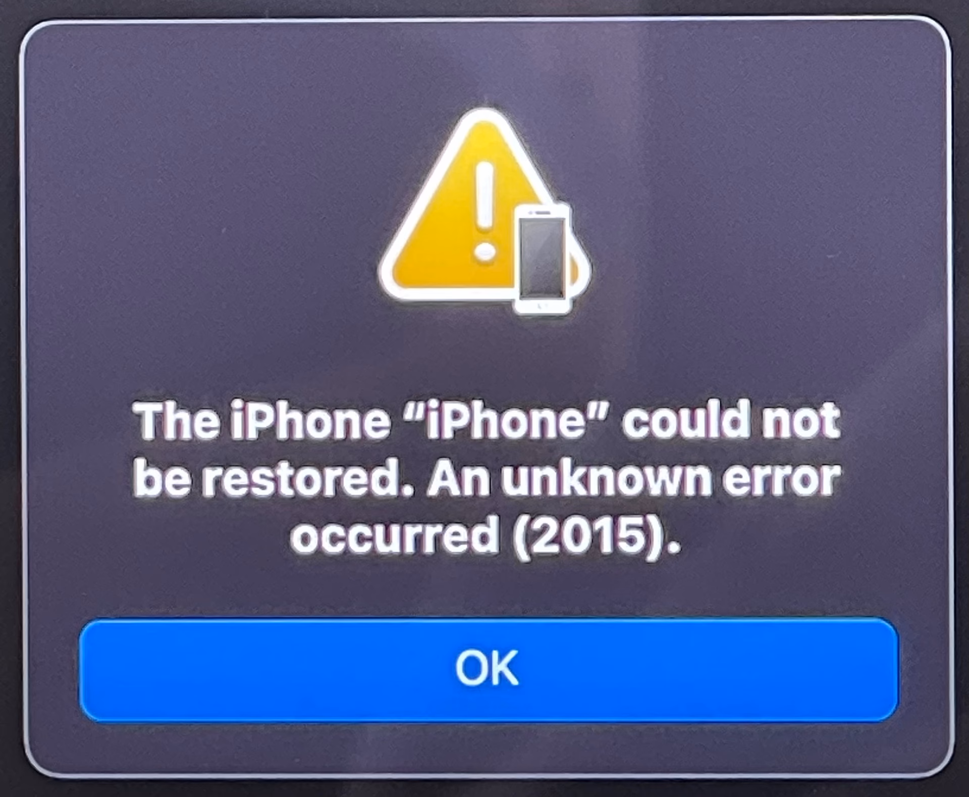 Why does my iPhone not restore in recovery mode?
