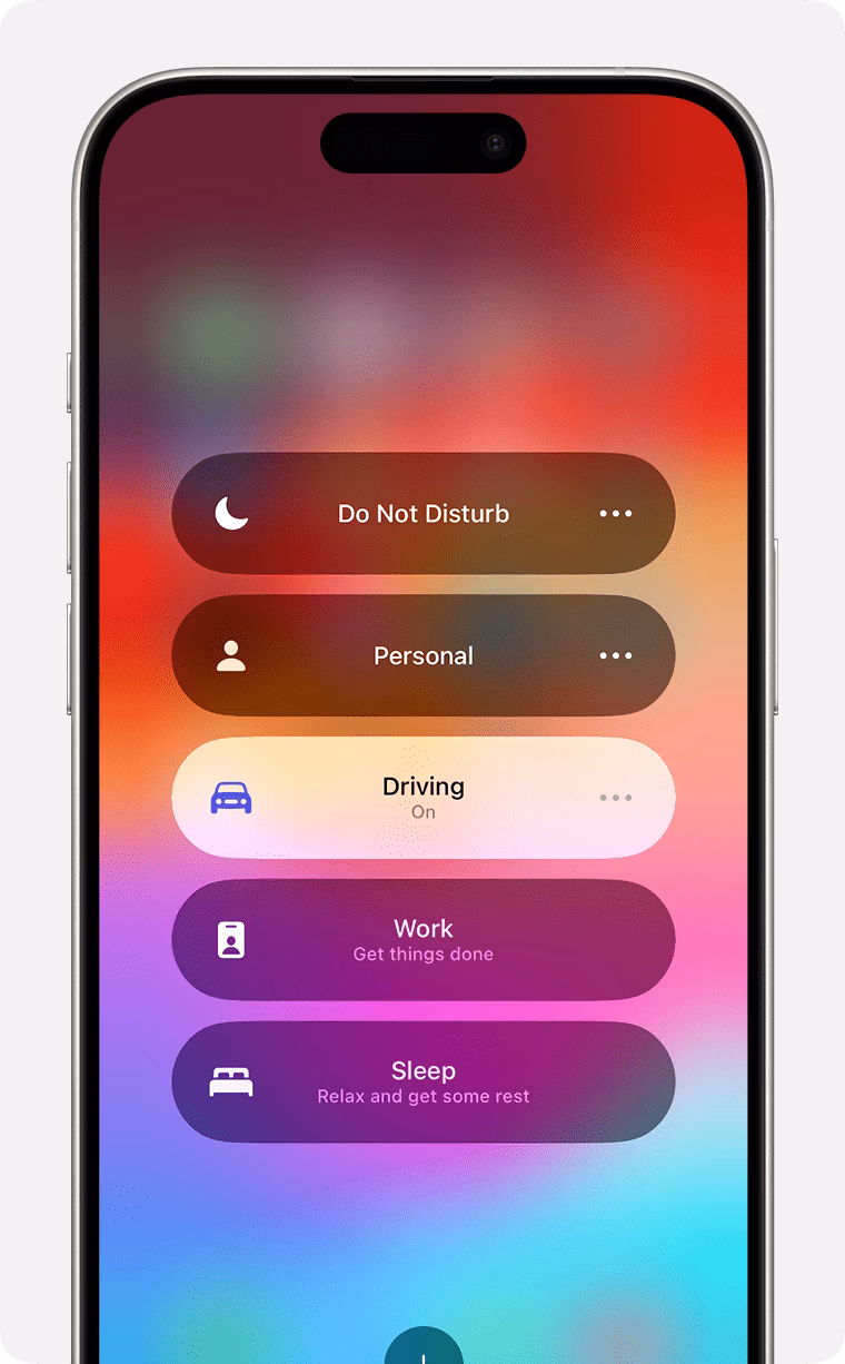 How to enable driving mode on iPhone 14?