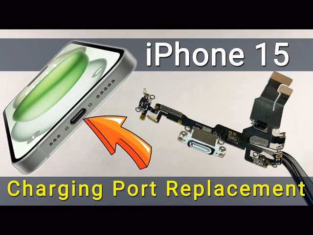 How do I fix a charging port not working on my iPhone?