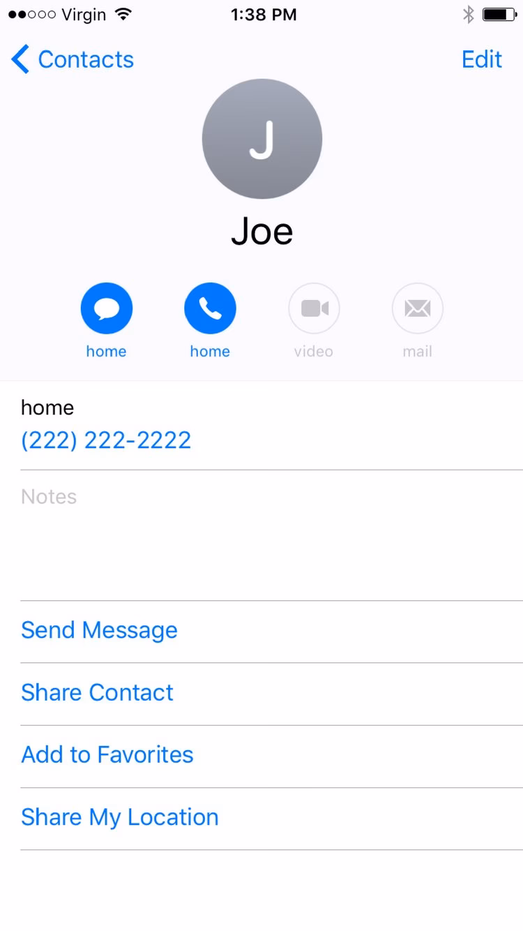 How to change contact picture on iPhone?