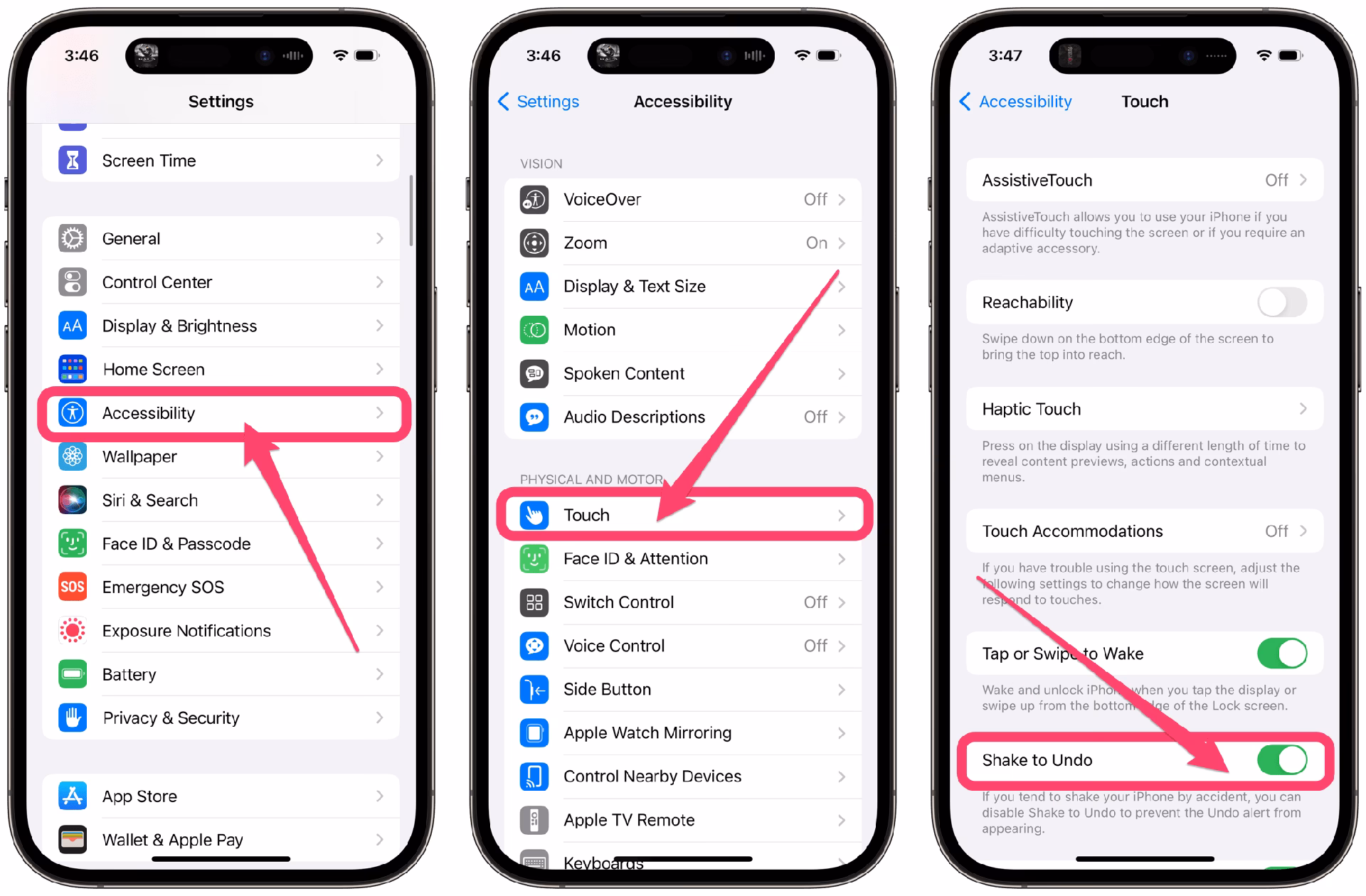 What does Control Z do?