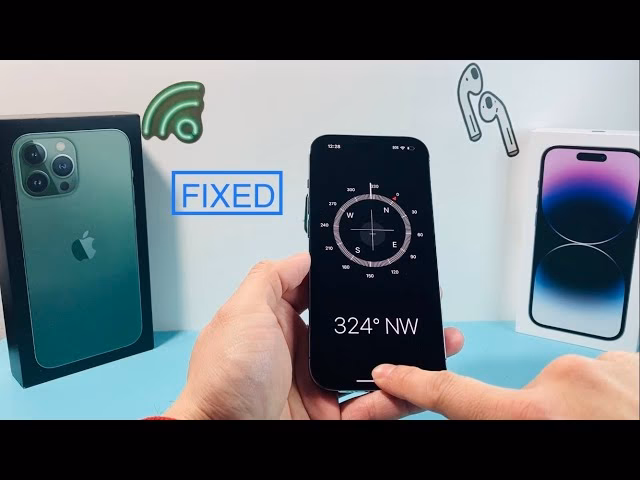 Why is my iPhone compass frozen?