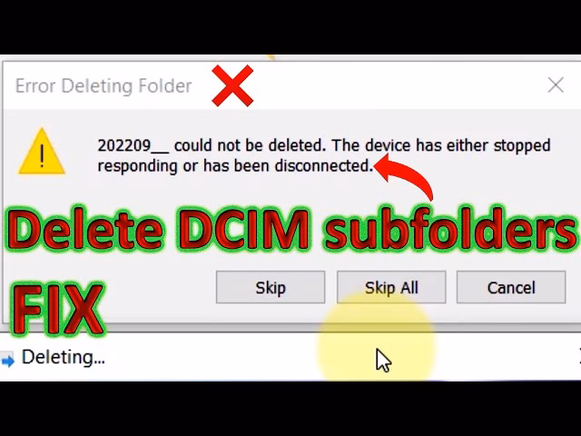 Can I delete DCIM folder?