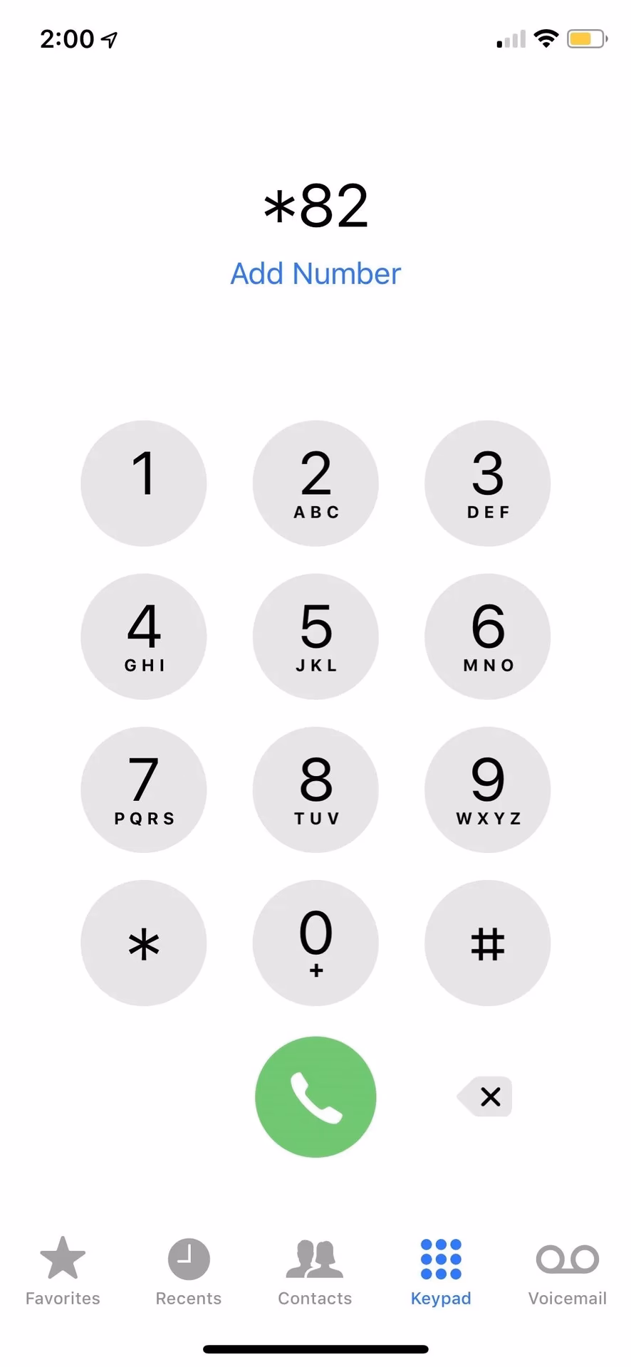 How do I dial a phone number on Android?