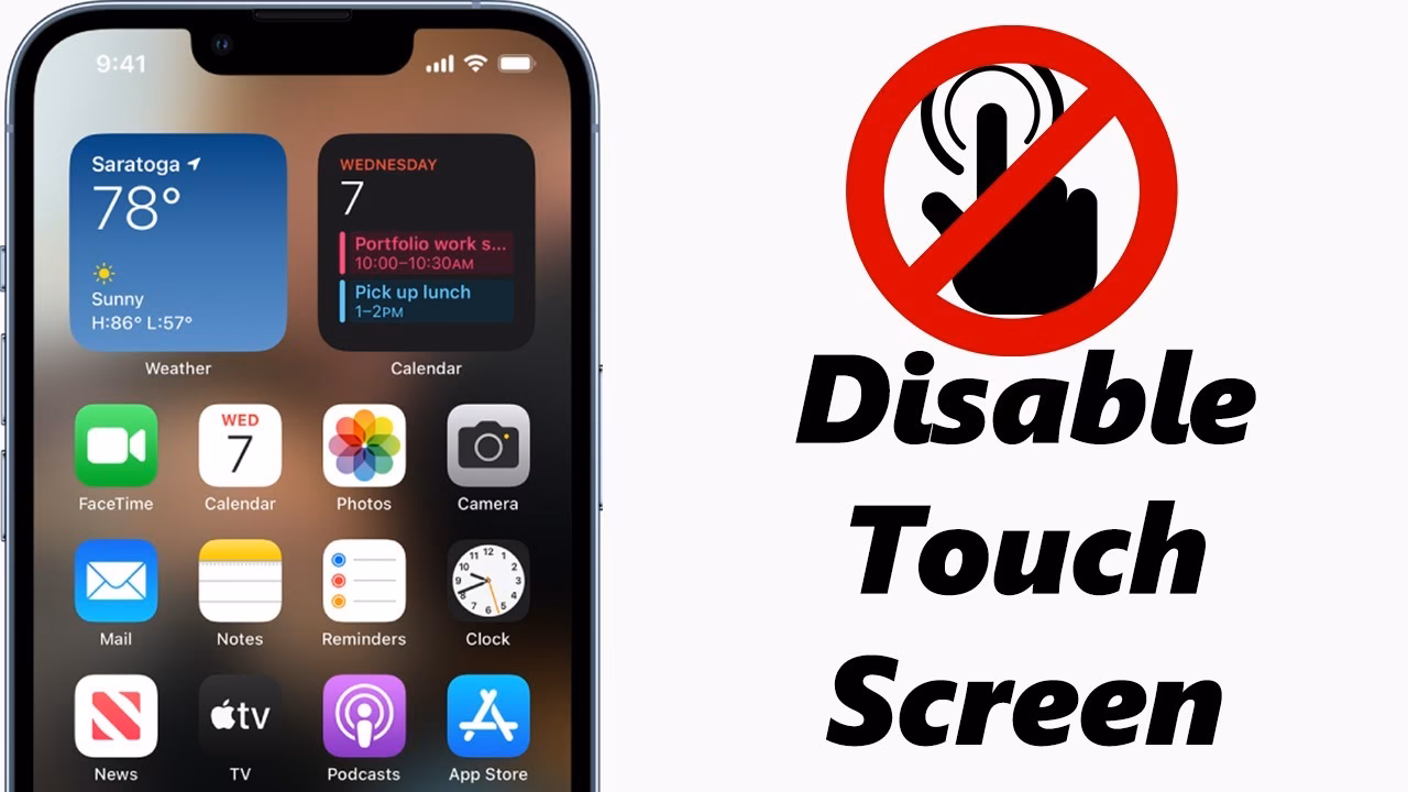 How do I disable touch?