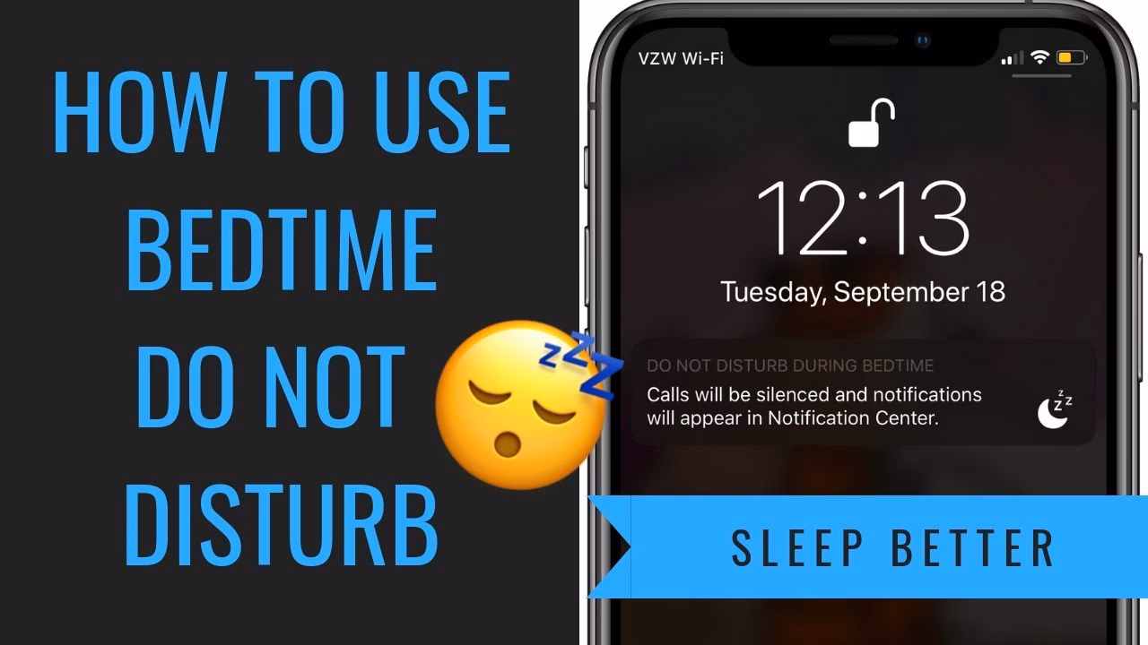 How to turn on do not disturb at sleep on iPhone?