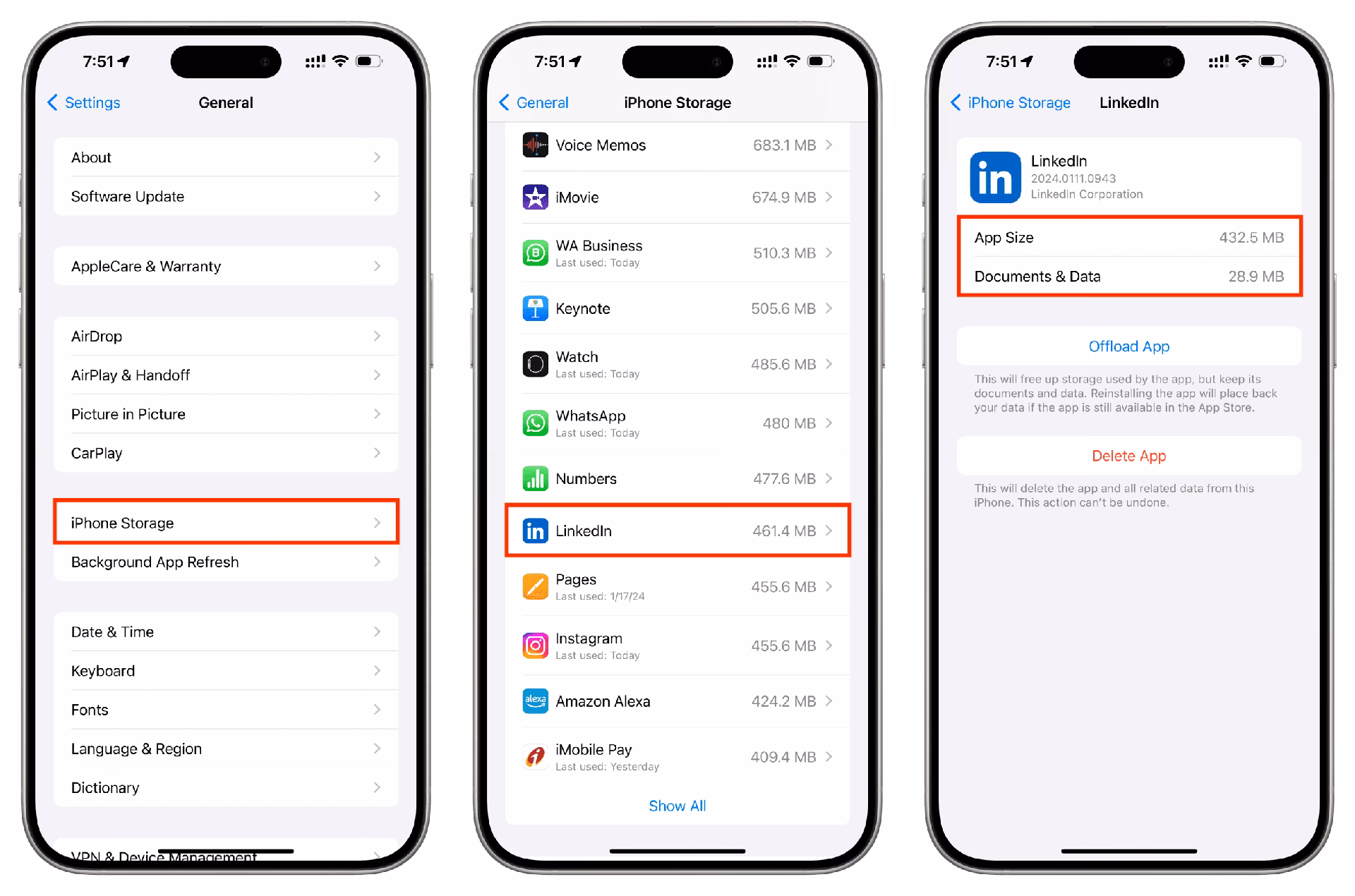 How do I know if my iPhone uses a lot of storage?