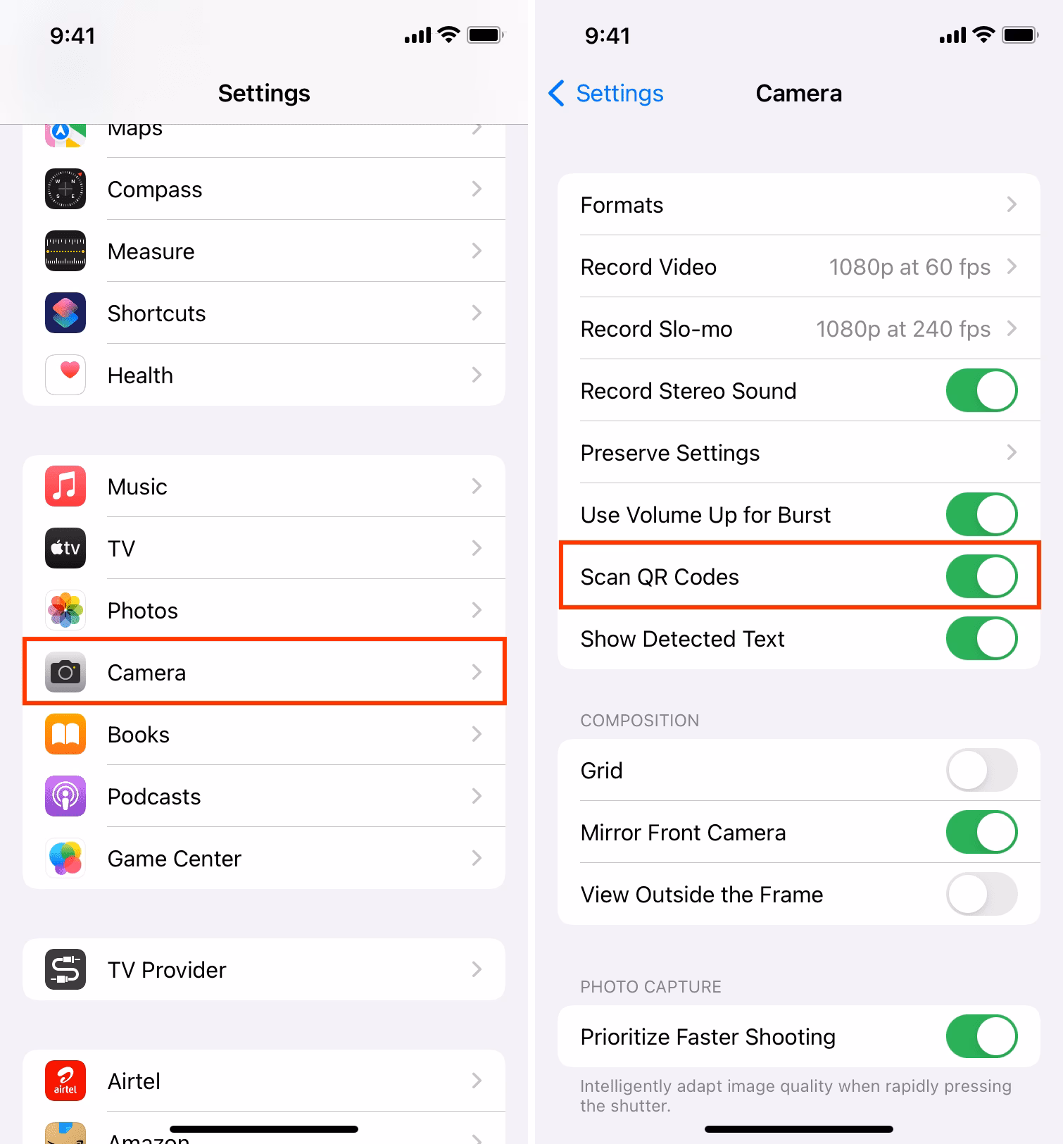 How to read a QR code on iPhone?