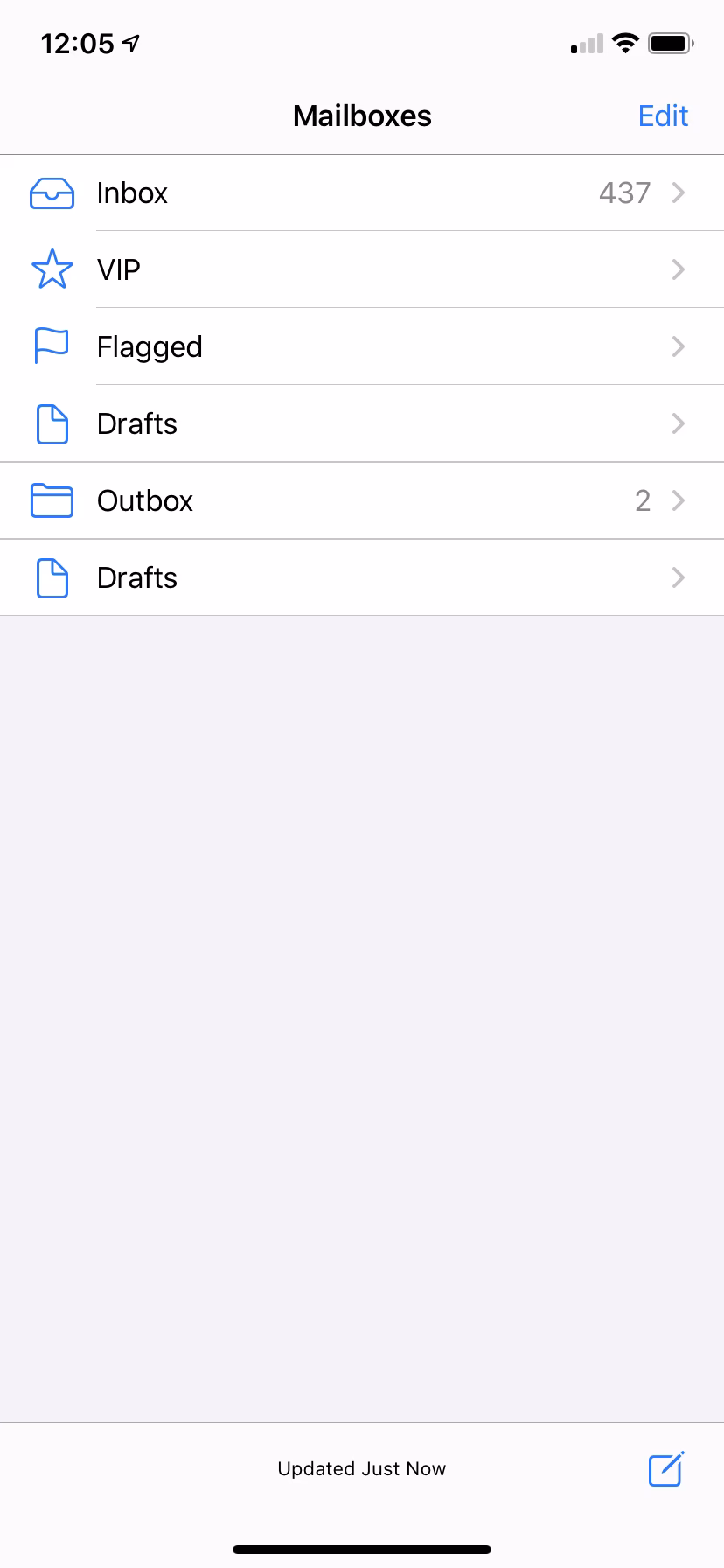 How to delete email messages on iPhone in trash?