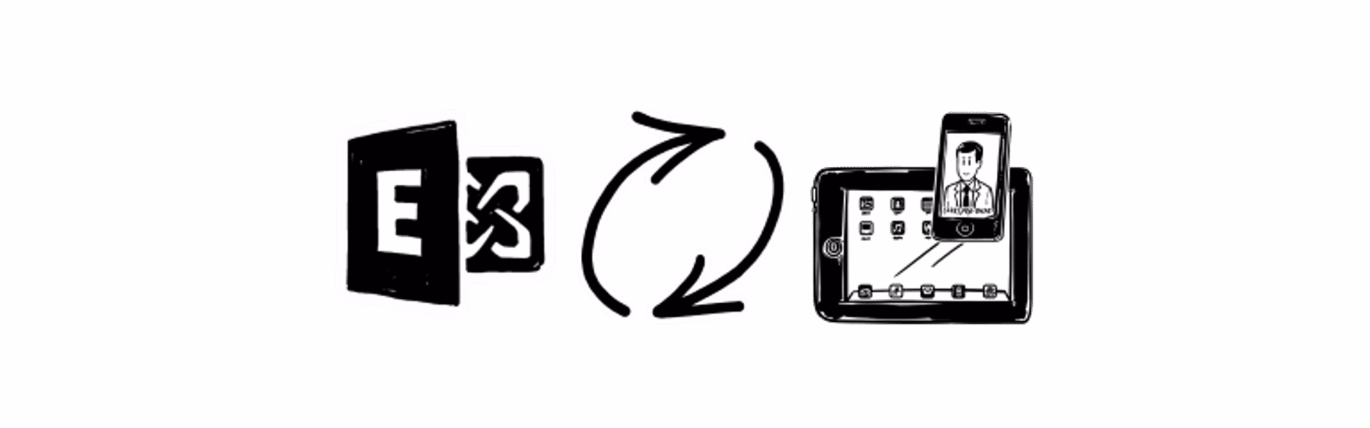 Does exchange gal sync to mobile phones?