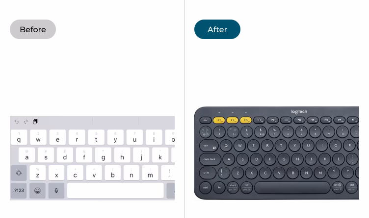 How do I enable full keyboard access on my iPhone?