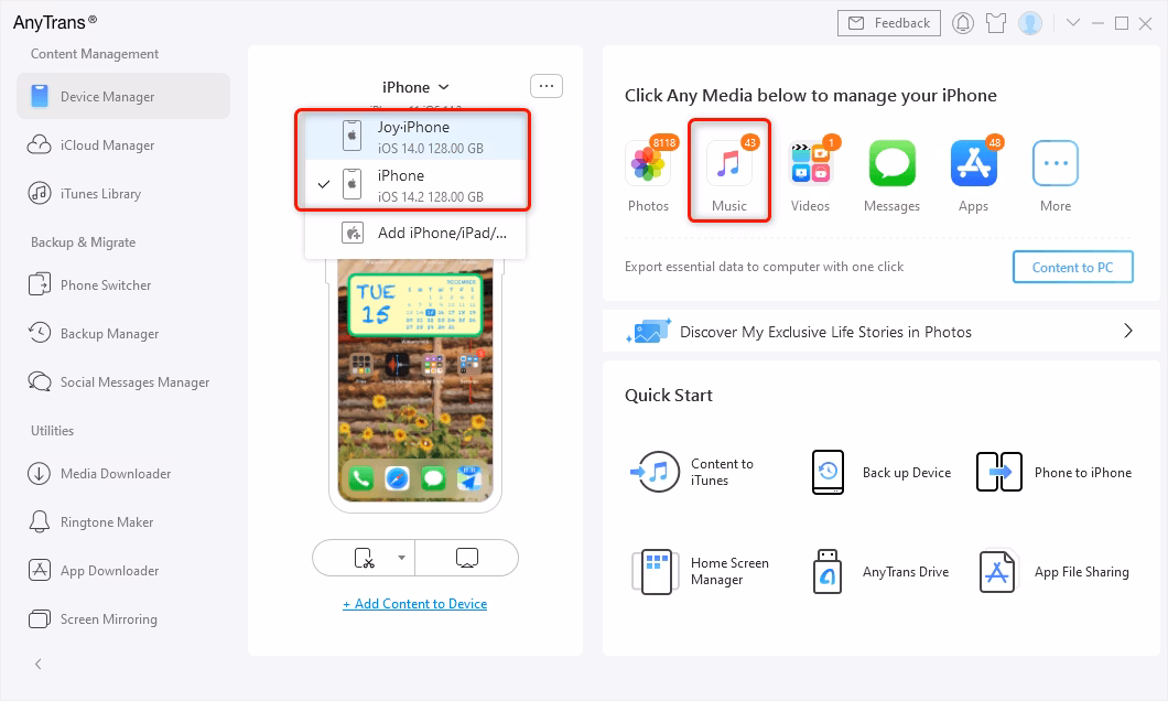 How do I transfer files from iPhone to a computer?