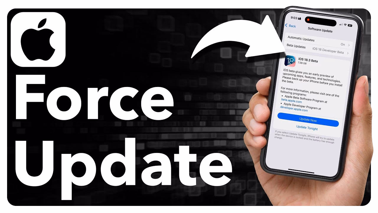 How to update software on iPhone?