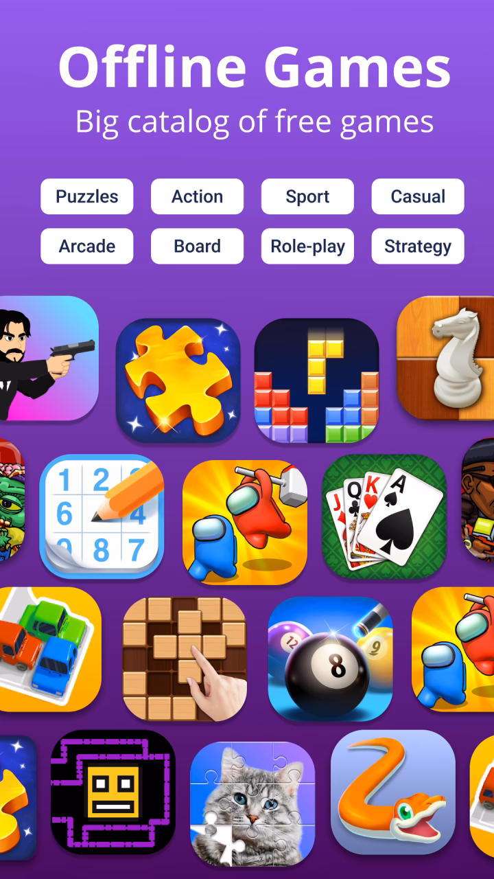 Can you play offline iOS games on iPad?