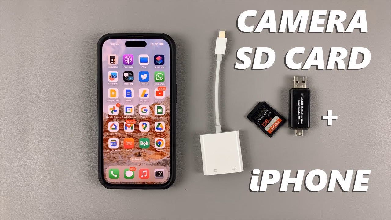 How to import photos from a digital camera to iPhone?