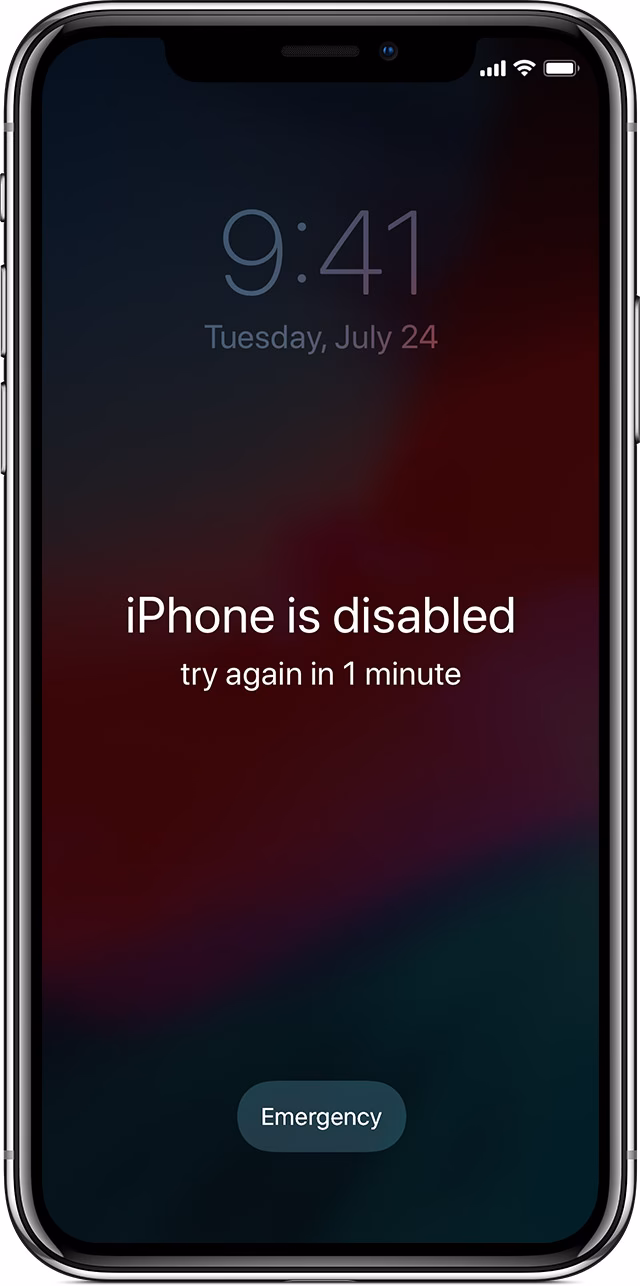 What if I Forgot my iPhone lock screen passcode?