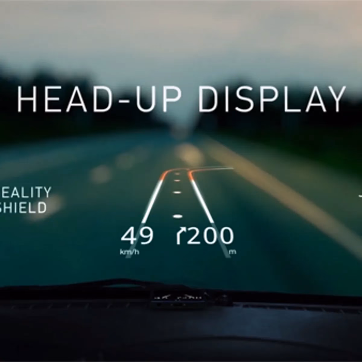 What is head up display mode?
