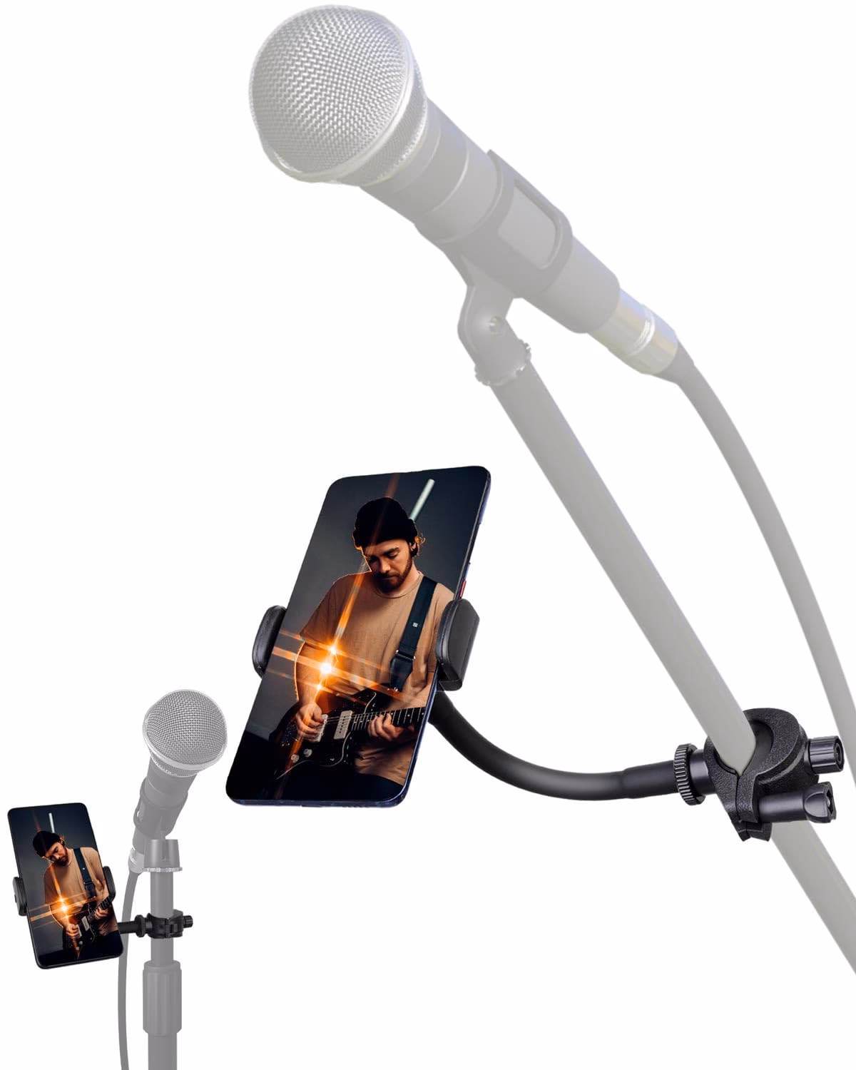 Which iPad holder is best for mic stands?