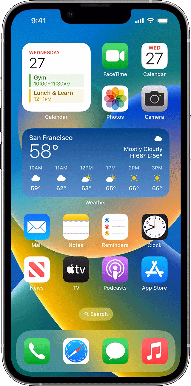How to add a new home screen page on iPhone?