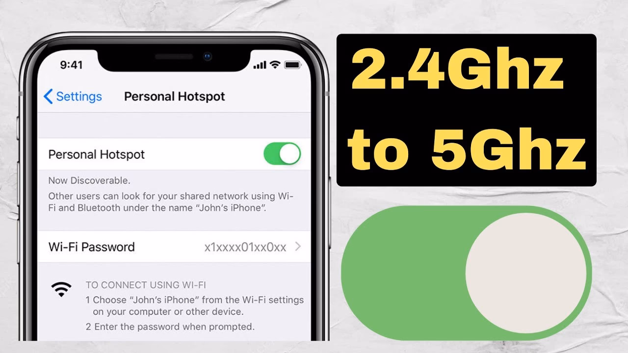 Does Personal Hotspot use a 5Ghz connection?