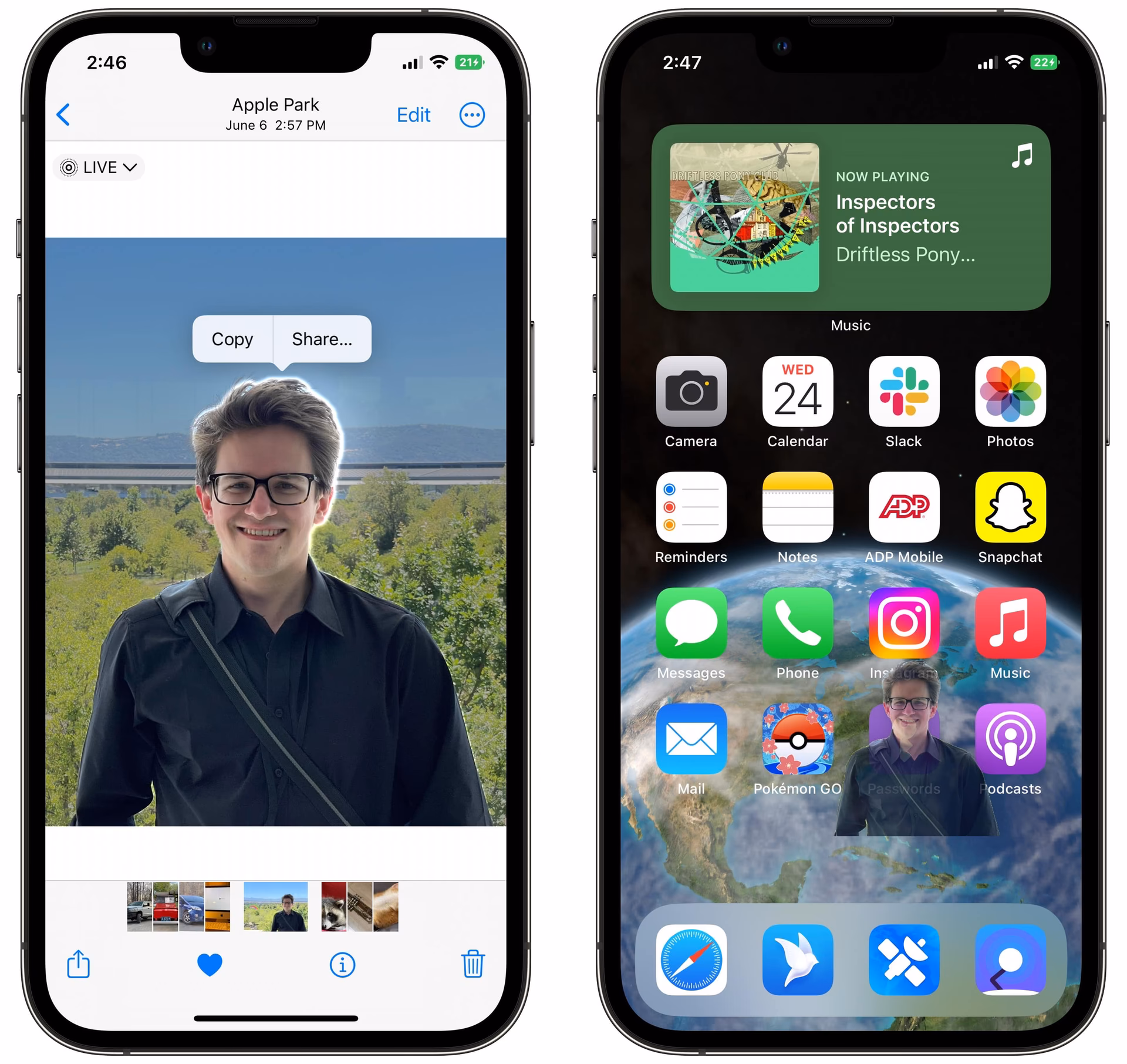How to copy a picture on iPhone?