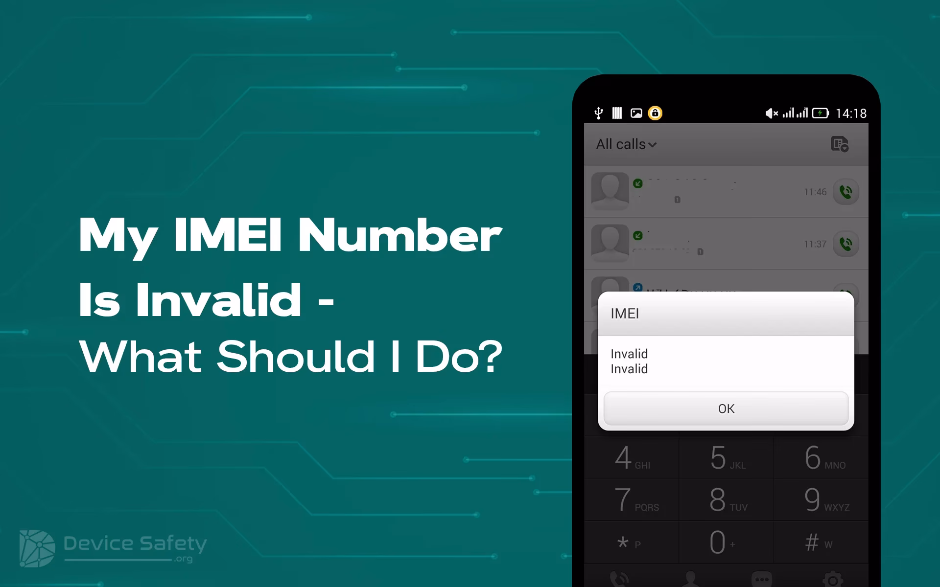 How to fix invalid IMEI on Android?