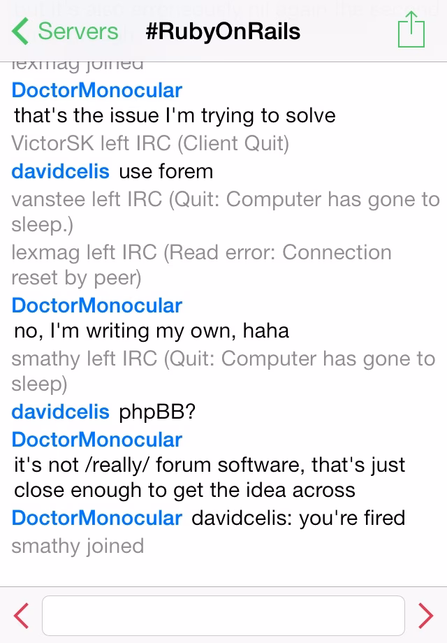 What is an IRC client?