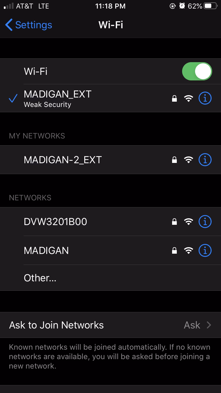 How do I turn off Wi-Fi if my iPhone has no internet access?