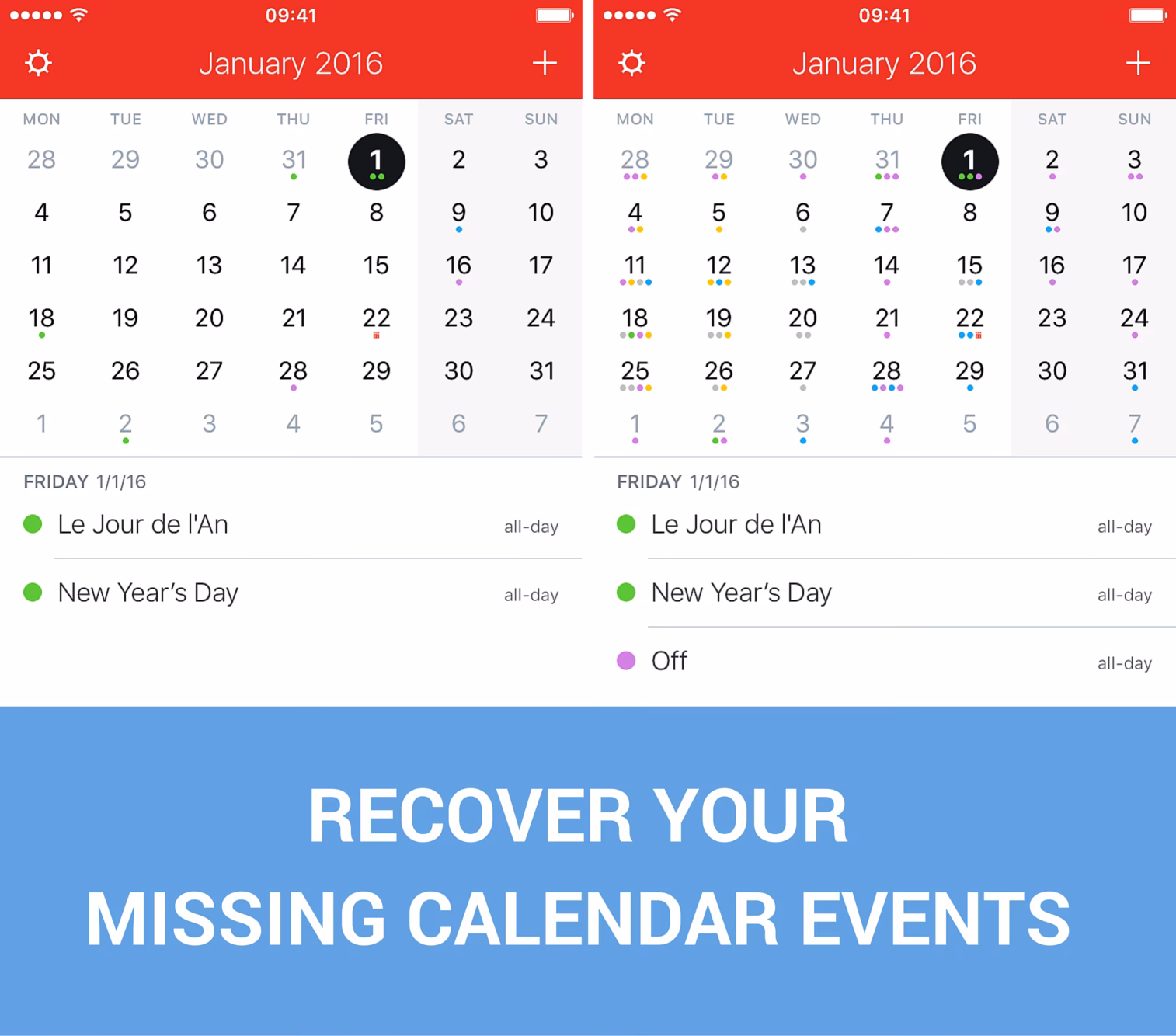 How to view Old Calendar events & entries on iPhone?