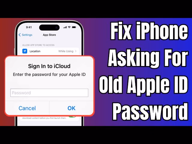 Why is my iPhone showing a password popup?