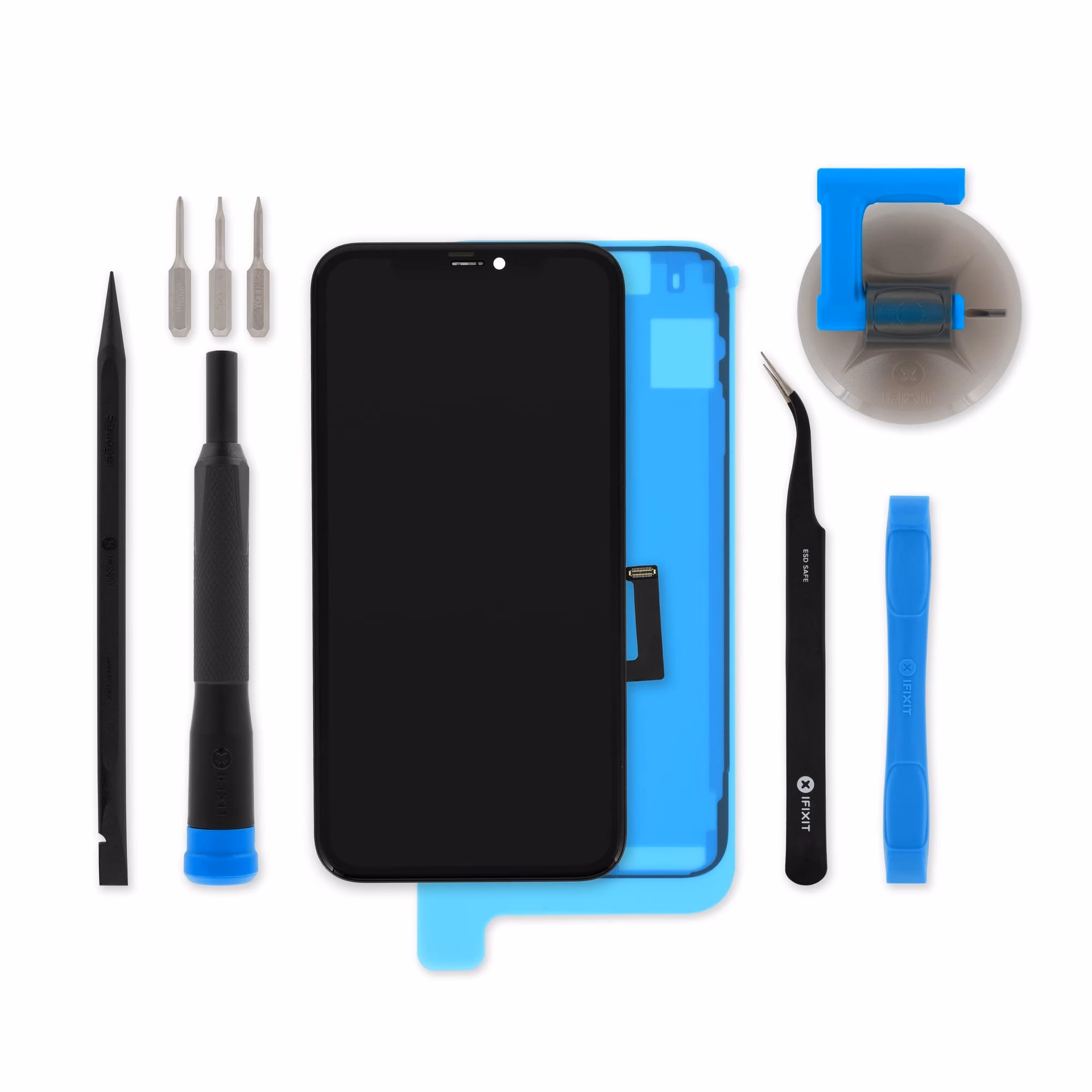 How many pieces are in an iPhone repair kit?