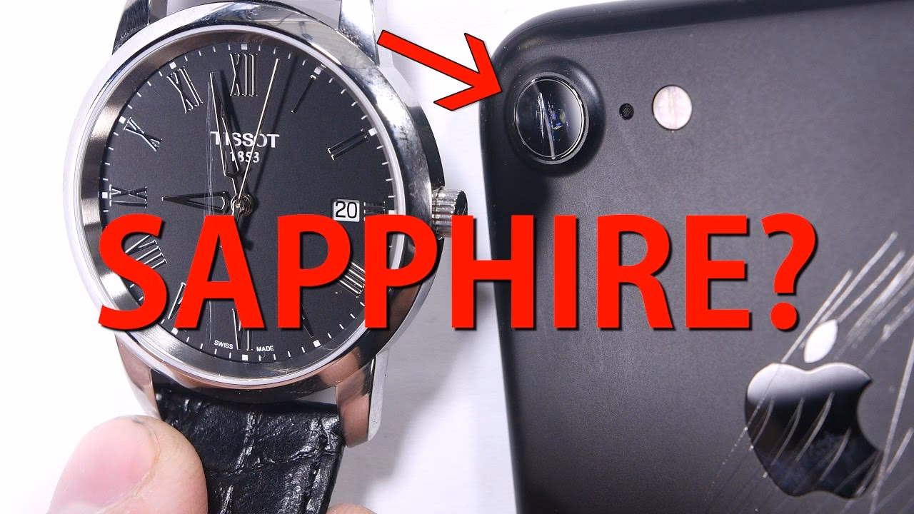 Is the iPhone camera lens made of Sapphire?