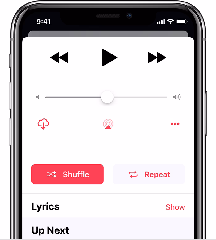 How to shuffle music on iPhone?