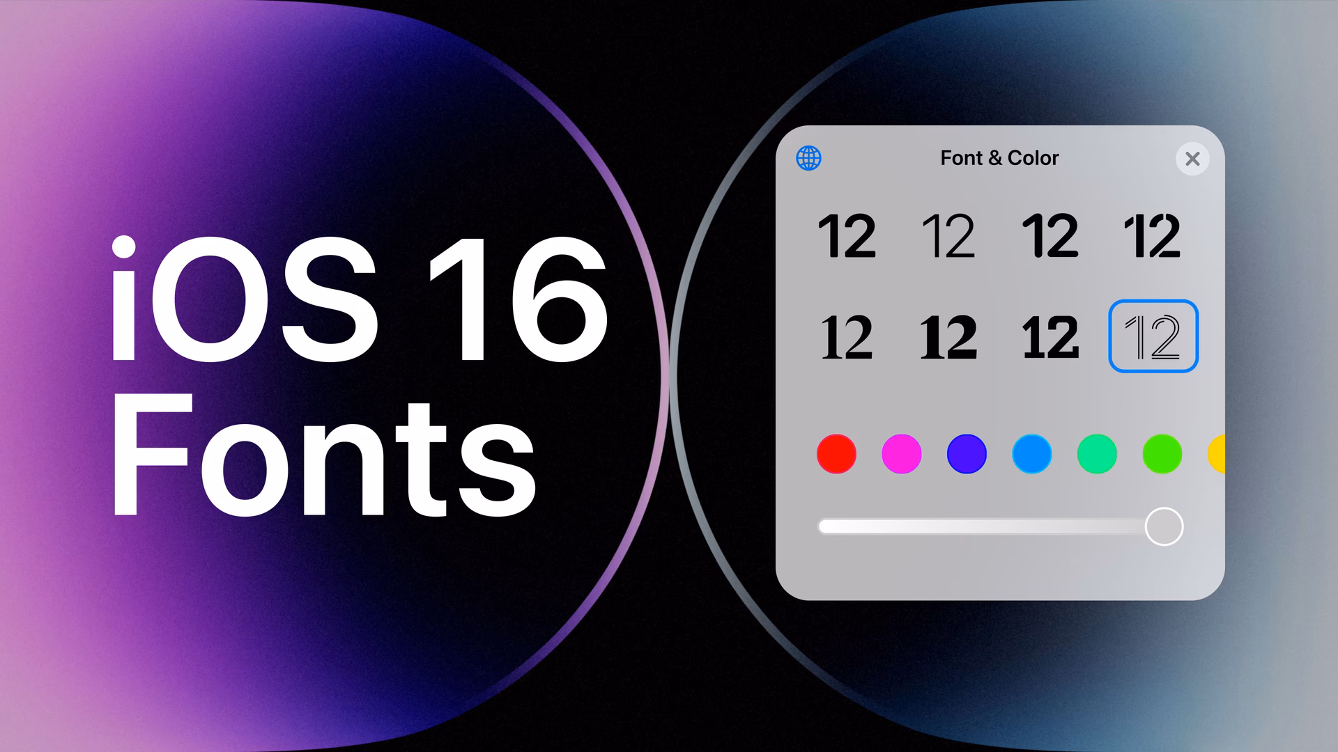 How to change the font of the lockscreen clock on iPhone?