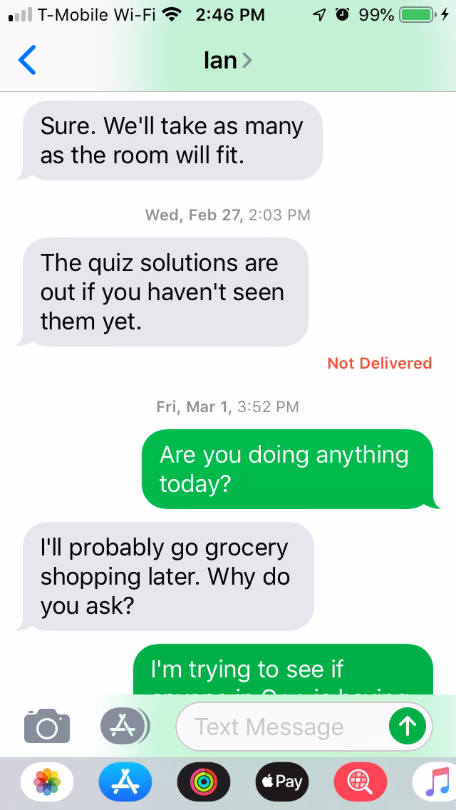 Why is my iPhone not sending iMessages?