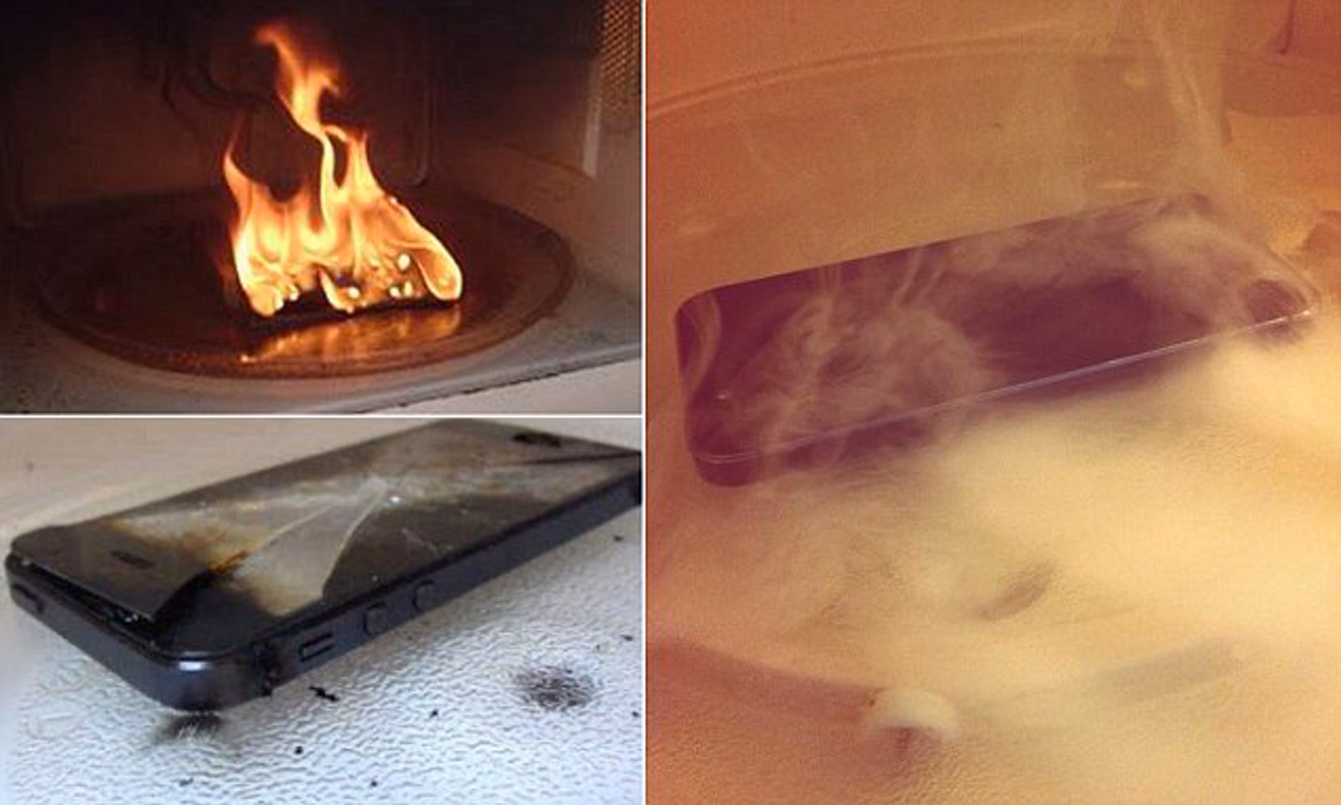 Can a phone turn on without a microwave?