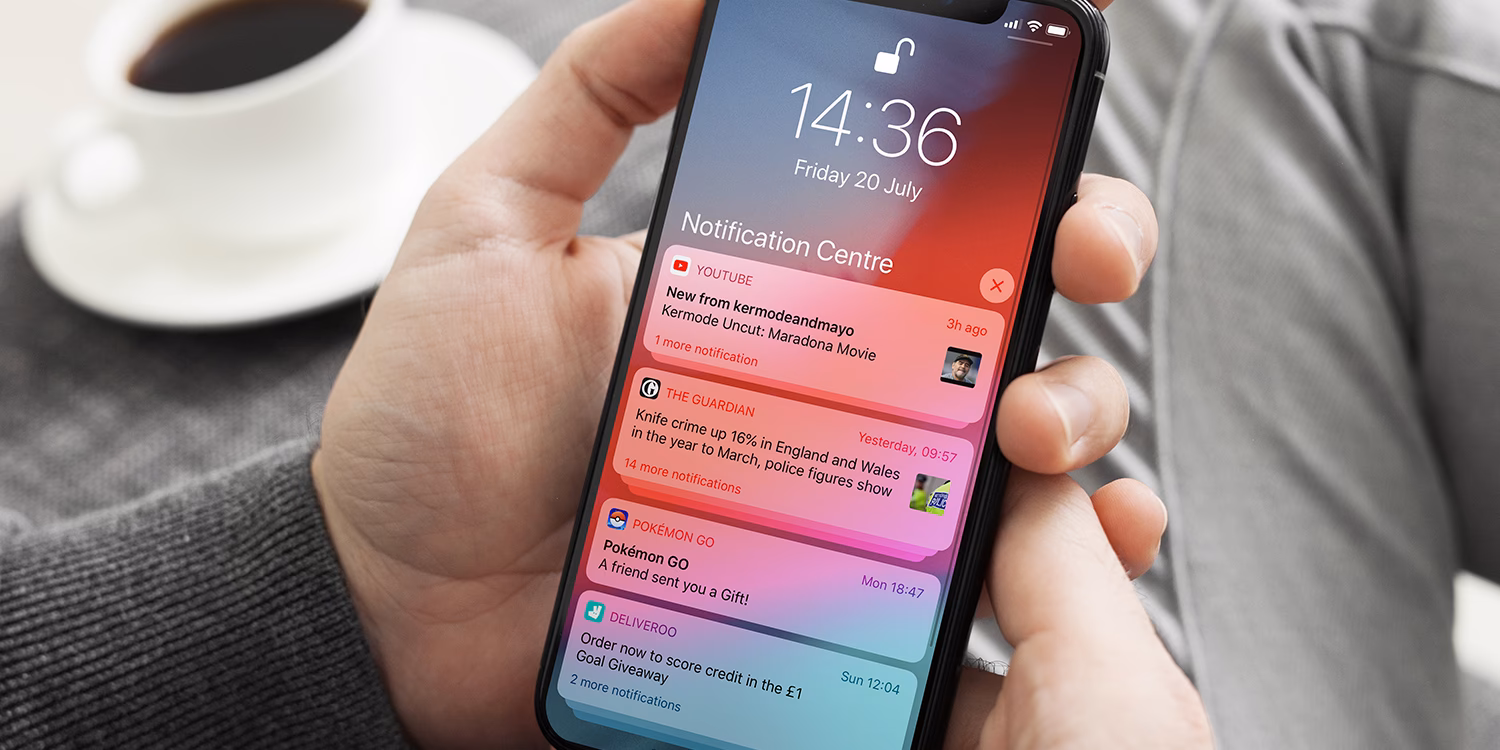 How does IOS 17 Notification Center work?
