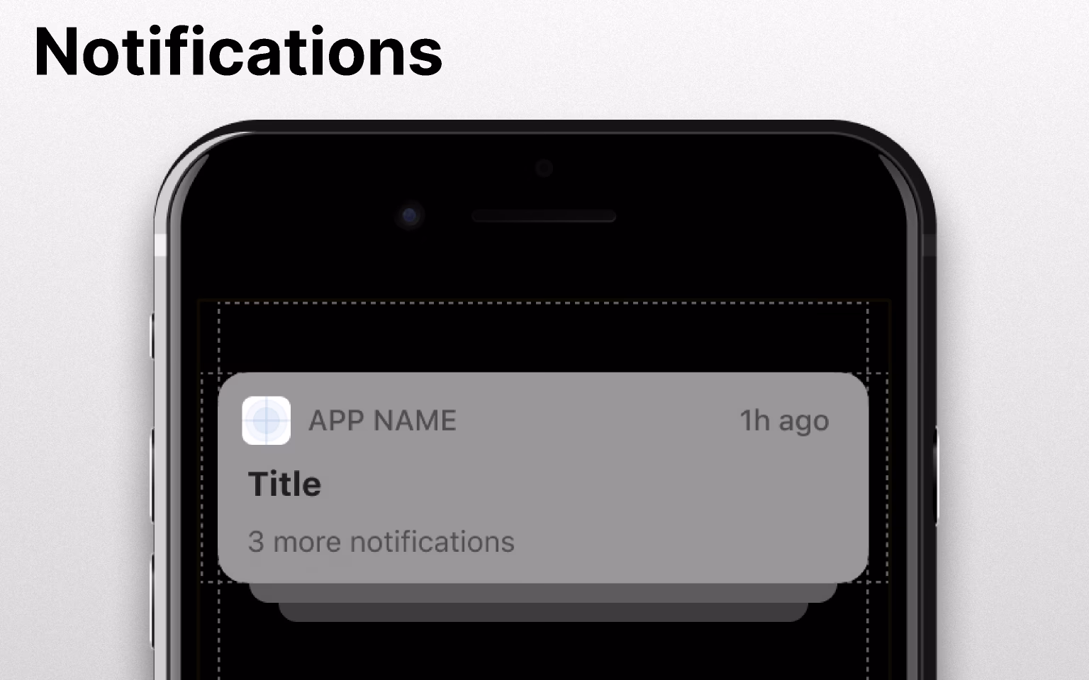 How do I create a professional iPhone notification?