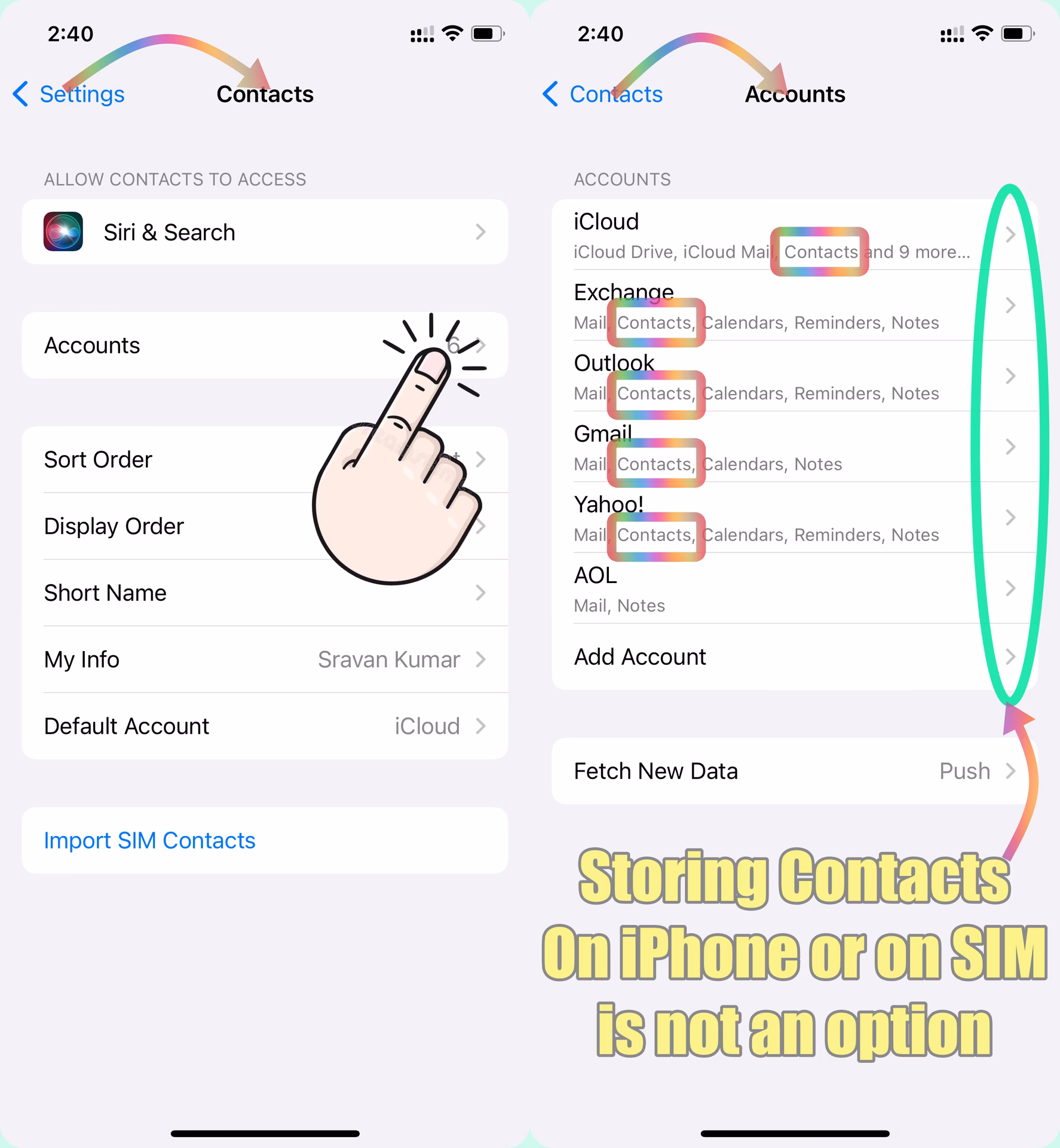 Does iCloud sync numbers files?