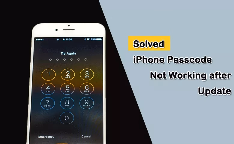 How many failed passcodes can I unlock my iPhone?