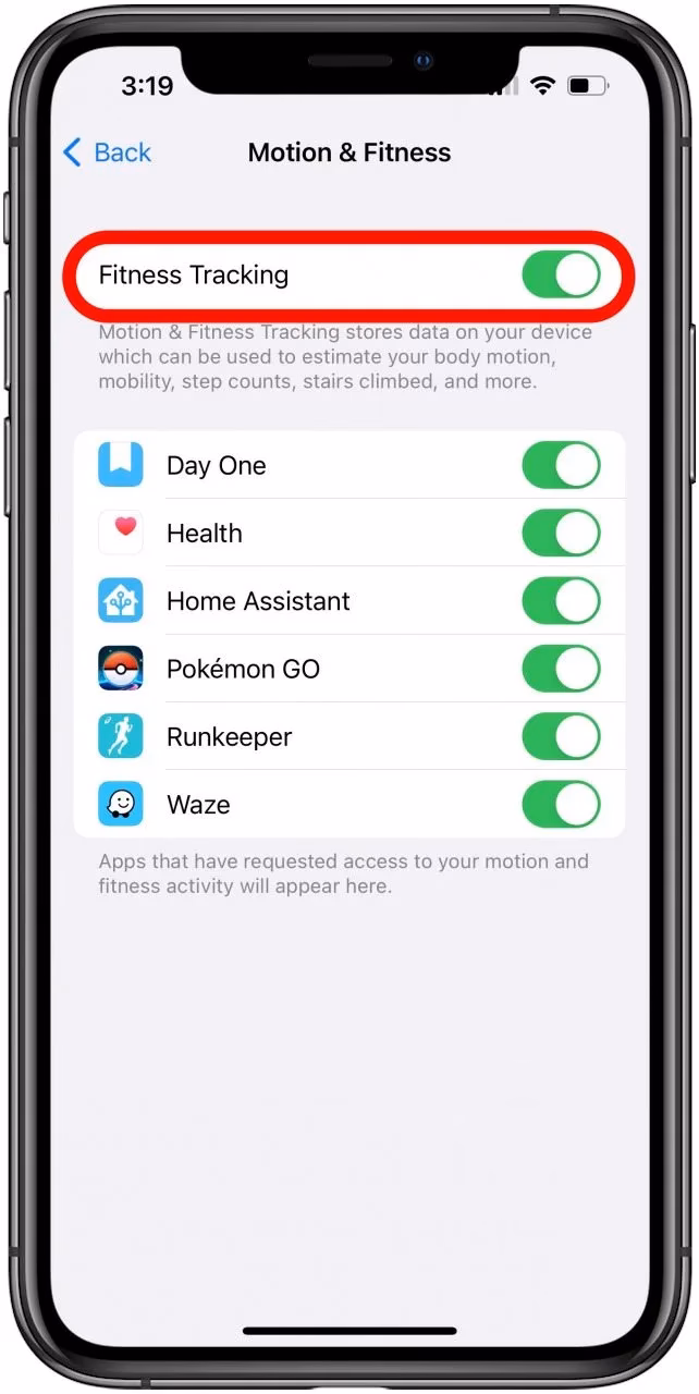 Why is My Step tracker not working on my iPhone?