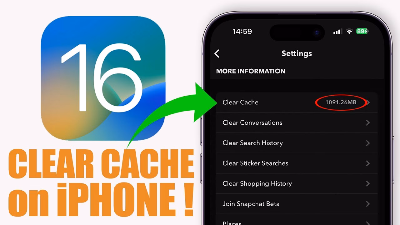 How to FREE DELETE photo cache on iPhone?