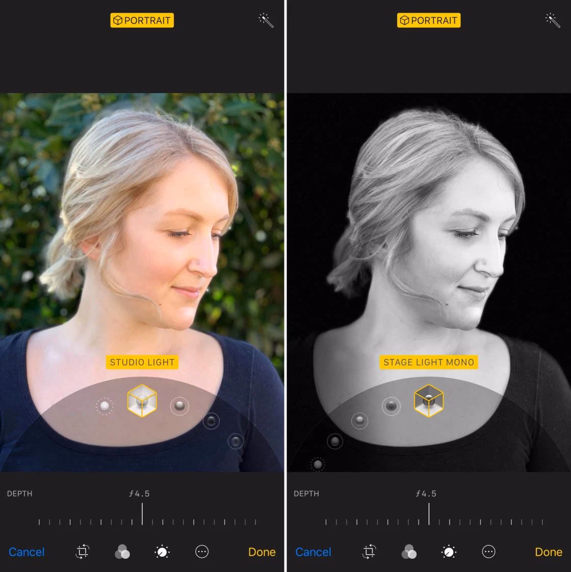 How to use iPhone camera effects?
