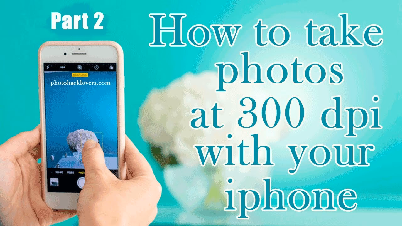Can I take a high resolution photo with my iPhone?
