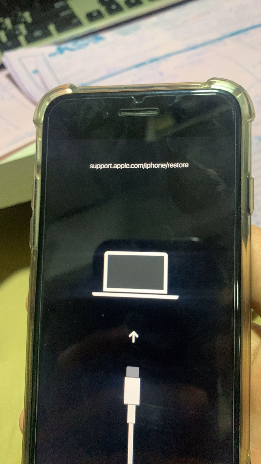 How to restore a backup if iPhone is stuck in recovery mode?