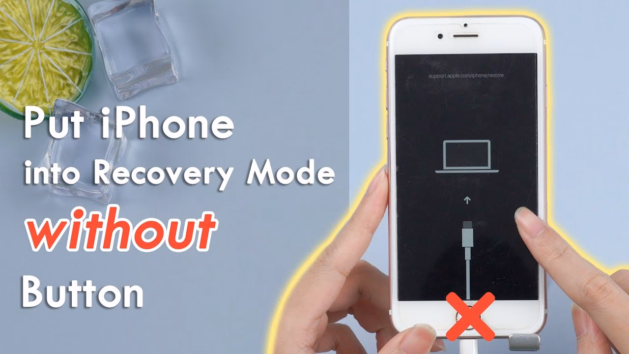 How to put iPhone in recovery mode without computer?