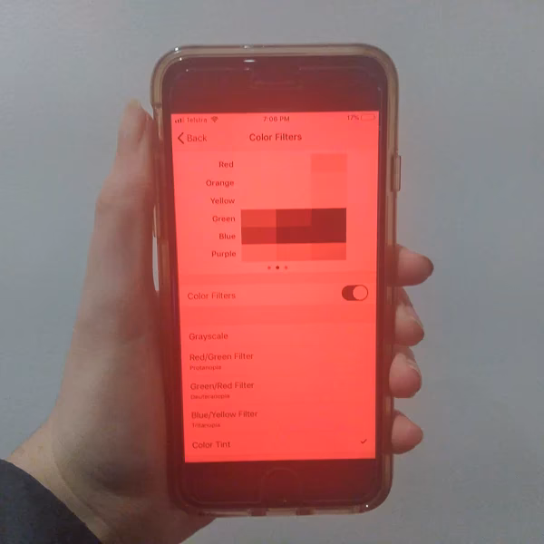 Can You Turn your iPhone screen red at night?