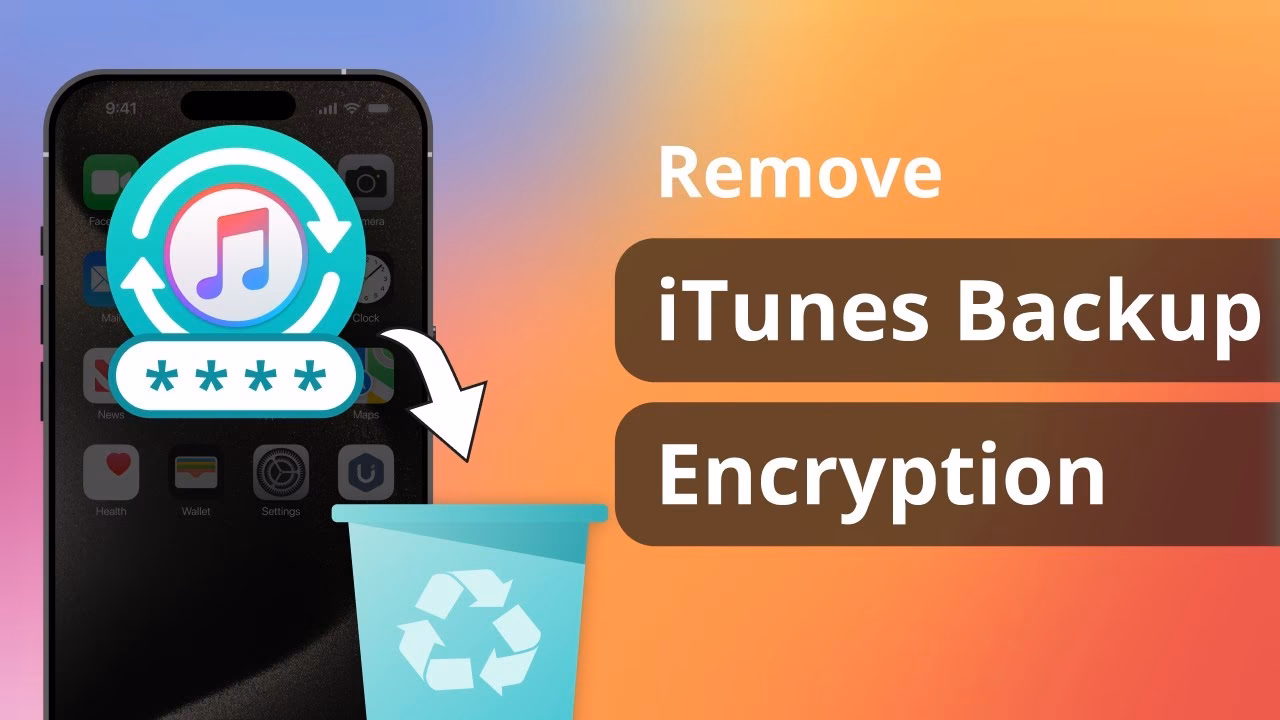 How to turn off iTunes backup encryption on iPhone 7?